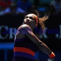 Australian Open 2013. Womens singles. Round 3. Serena Williams (USA) (3) def  Ayumi Morita (JPN) 6-1 6-3.  Photo: Peter Haskin