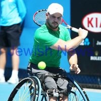 Australian Open 2013. Qtr finals, mens wheelchair. Adam Kellerman (AUS) (right) lost to Stefan Olsson (SWE) 6-4 6-3. Olsson. Photo: Peter Haskin Australian Open 2013. Qtr finals, mens wheelchair. Adam Kellerman (AUS) (right) lost to Stefan Olsson (SWE) 6-4 6-3. Olsson. Photo: Peter Haskin