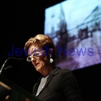 4-4-13. Yom Ha Shoah commemoration 2013. Remembering 70 years since the Warsaw Ghetto uprising. Robert Blackwood Hall, Monash University.   Sara Olcha. . Photo: Peter Haskin