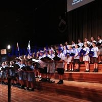 4-4-13. Yom Ha Shoah commemoration 2013. Remembering 70 years since the Warsaw Ghetto uprising. Robert Blackwood Hall, Monash University.  Photo: Peter Haskin