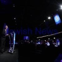 6-3-13. UIA Gala Dinner. Peninsula Docklands. Former US Senator and vice presidential candidate Joe Lieberman. Photo: Peter Haskin