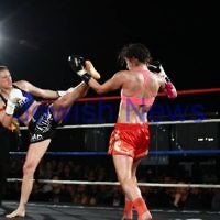 5-10-13. Road to Rebellion 2. Muay Thai boxing at Power House, Albert Park. Tali Silberman (right) v Claire Foreman. Foreman defeats Silberman in unamimous points decision. Photo: Peter Haskin 5-10-13. Road to Rebellion 2. Muay Thai boxing at Power House, Albert Park. Tali Silberman (right) v Claire Foreman. Foreman defeats Silberman in unamimous points decision. Photo: Peter Haskin