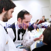 19-8-13. B'nai Akiva held it's annual "Cafe Yuval" night at Blake St Shul. The evening gives the opportunity for young adults with disabilities to intergrate into the wider frame work of the community. Photo: Peter Haskin