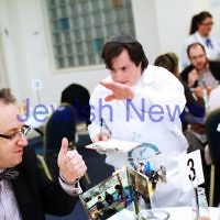 19-8-13. B'nai Akiva held it's annual "Cafe Yuval" night at Blake St Shul. The evening gives the opportunity for young adults with disabilities to intergrate into the wider frame work of the community. Photo: Peter Haskin