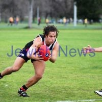 24-8-13. AJAX defeated Caulfield Grammarians by 73 points in the final match of the season. Photo: Peter Haskin Gary Blieden. 24-8-13. AJAX defeated Caulfield Grammarians by 73 points in the final match of the season. Photo: Peter Haskin Gary Blieden.