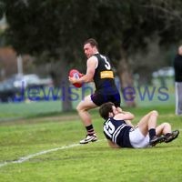 24-8-13. AJAX defeated Caulfield Grammarians by 73 points in the final match of the season. JasonTendler. Photo: Peter Haskin 24-8-13. AJAX defeated Caulfield Grammarians by 73 points in the final match of the season. JasonTendler. Photo: Peter Haskin