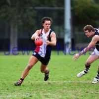 24-8-13. AJAX defeated Caulfield Grammarians by 73 points in the final match of the season. Gary Blieden. Photo: Peter Haskin 24-8-13. AJAX defeated Caulfield Grammarians by 73 points in the final match of the season. Gary Blieden. Photo: Peter Haskin