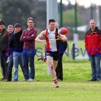 24-8-13. AJAX defeated Caulfield Grammarians by 73 points in the final match of the season. Eugene Routman. Photo: Peter Haskin 24-8-13. AJAX defeated Caulfield Grammarians by 73 points in the final match of the season. Eugene Routman. Photo: Peter Haskin