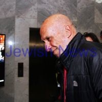 16-9-13. State Library of Victoria. Lecture by Richard Falk on " Human Rights in the Occupied Palestinian Territories". Richard Falk talks with a member of the public as he arrives at the State Library. Photo: Peter Haskin 16-9-13. State Library of Victoria. Lecture by Richard Falk on " Human Rights in the Occupied Palestinian Territories". Richard Falk talks with a member of the public as he arrives at the State Library. Photo: Peter Haskin
