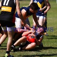 15-9-13. AJAX U 19 grand final versus Whitefriars at Trevor Barker Oval, Sandringham. AJAX were defreated by Whitefriars by 8 points in extra time. Scores were level at half time and full time.  Photo: Peter Haskin