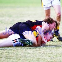 15-9-13. AJAX U 19 grand final versus Whitefriars at Trevor Barker Oval, Sandringham. AJAX were defreated by Whitefriars by 8 points in extra time. Scores were level at half time and full time.  Photo: Peter Haskin