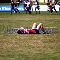15-9-13. AJAX U 19 grand final versus Whitefriars at Trevor Barker Oval, Sandringham. AJAX were defreated by Whitefriars by 8 points in extra time. Scores were level at half time and full time. Photo: Peter Haskin