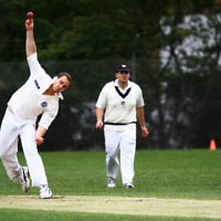10-11-13. Cricket. AJAX first XI v Monash at Monash University. Zev Aron. Photo: Peter Haskin