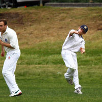 10-11-13. Cricket. AJAX first XI v Monash at Monash University. Photo: Peter Haskin