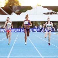 5-4-14. 2014 Australian Athletics Championships, Lakeside Stadium, Albert Park. Womens 400m final. Photo: Peter Haskin