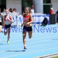 16-2-14. Victorian Junior Athletics Championships. Lakeside Stadium. Photo: Peter Haskin