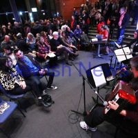 4-5-14. Yom Ha Zikaron 2014. Robert Blackwood Hall, Monash University. Photo: Peter Haskin