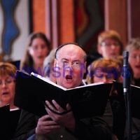 15-6-14. Temple Beth Israel. Sacred Music Concert - An Interfaith Celebration. Members of the Tudor Choristers. Photo: Peter Haskin