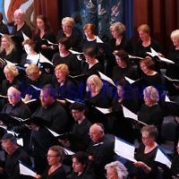 15-6-14. Temple Beth Israel. Sacred Music Concert - An Interfaith Celebration. Members of the Tudor Choristers. Photo: Peter Haskin