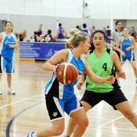 11-5-14. Maccabi Women Basketball. A Grade Warriors lost to Emeralds 19 - 81.  Photo: Peter Haskin