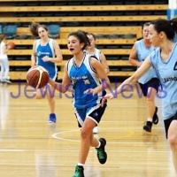 11-5-14. Maccabi Women Basketball. B Grade Warriors Gold def Albatross 22 - 10.  Photo: Peter Haskin