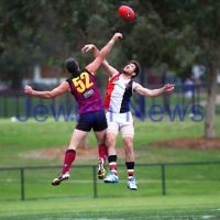 26-4-14. AJAX lost to Old Haileybuty by 27 points at Princes Park, Caulfield. Photo: Peter Haskin 26-4-14. AJAX lost to Old Haileybuty by 27 points at Princes Park, Caulfield. Photo: Peter Haskin