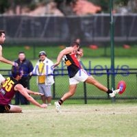 26-4-14. AJAX lost to Old Haileybuty by 27 points at Princes Park, Caulfield. Photo: Peter Haskin 26-4-14. AJAX lost to Old Haileybuty by 27 points at Princes Park, Caulfield. Photo: Peter Haskin