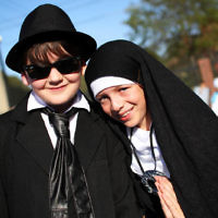 14-3-14. Sholem Aleichem College. Purim. Photo: Peter Haskin 14-3-14. Sholem Aleichem College. Purim. Photo: Peter Haskin