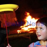 17-5-14. Lag B'omer 2014. Bonfire night at Katanga Shule. Photo: Peter Haskin