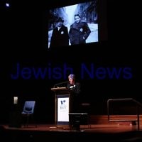 27-4-14. Yom ha Shoah memorial at Robert Blackwood Hall, Monash University. Narrator, Danielle Charak. Photo: Peter Haskin