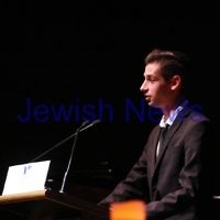 27-4-14. Yom ha Shoah memorial at Robert Blackwood Hall, Monash University. Photo: Peter Haskin