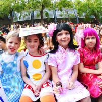 17-3-14. Purim at Bialik College. Photo: Peter Haskin 17-3-14. Purim at Bialik College. Photo: Peter Haskin