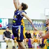 1-6-14. Basketball. Maccabi Warriors lost to Mornington Breakers. 43-61. Ben Polonsky . Photo: Peter Haskin
