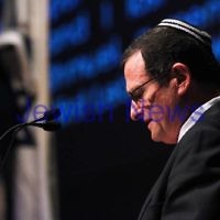 4-5-14. Yom Ha Zikaron 2014. Robert Blackwood Hall, Monash University. Israeli Ambassador, Shmuel Ben Shmuel. Photo: Peter Haskin