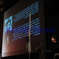 4-5-14. Yom Ha Zikaron 2014. Robert Blackwood Hall, Monash University. Photo: Peter Haskin