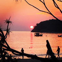 Antony Hearst entered this photo taken at sunset at Kata beach, Phuket.