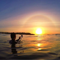 Edana Chilchik entered this sunrise photo taken at Bondi Beach in November.