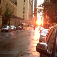 Elaine Ptasznik entered this photo taken at sunset in New York.