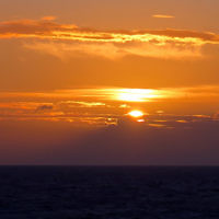 Judi Schiff entered this photo of sunset over the Baltic Sea, taken in August 2014.