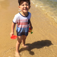 Marina Makhlin entered this photo of her son on holiday in Terrigal, NSW.