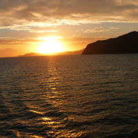 Rabbi Chaim Ingram entered this sunset photo taken over the Isle of Pines, New Caledonia.