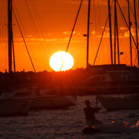 Zev Joseph entered this sunset photo taken at St Kilda Pier, Melbourne.