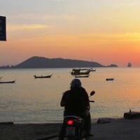 Melissa Morris entered this photo taken at sunset over Karon Beach, Thailand.