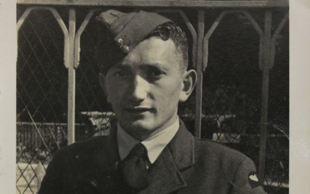 Leon Slucki while serving in the army.