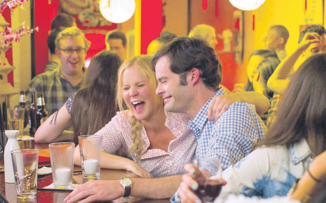 Amy Schumer and Bill Hader star in the romantic comedy Trainwreck.