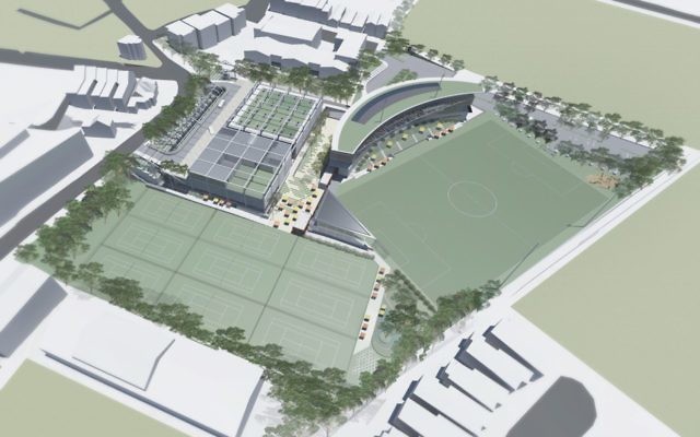 An artist's impression of how the site will look once completed.