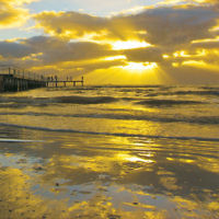 2011-12 sunrise/sunset winner: Sunset at St Kilda beach taken by Gavin Queit.