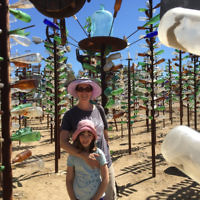 Hayley Daniel entered this photo of herself and Lee at The Bottle Tree Ranch on Route 66 in California in September.