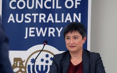 Penny Wong at the Executive Council of Australian Jewry’s AGM.
Photo: Noel Kessel
