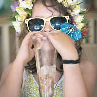 2010-11 holiday photo winner: Rachel Sarkin on holiday in the Cook Islands.